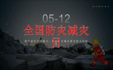 减灾活动方案6篇