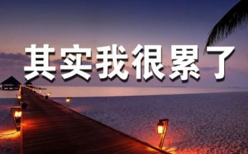 我真累的作文优秀5篇