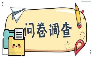 问卷的调查报告优质5篇