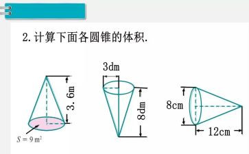 圆柱与圆锥教学反思7篇