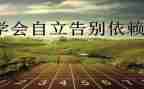 自立好少年事迹材料范文7篇